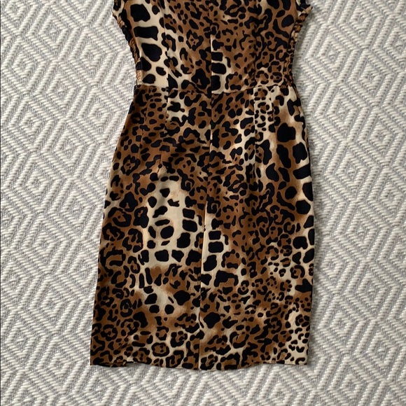 Nanette Lepore leopard silk cocktail dress - Picture 6 of 6